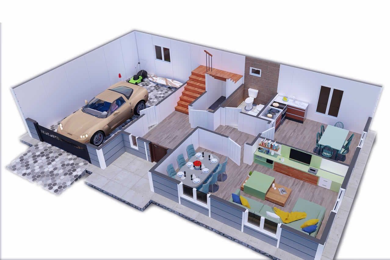 202 m² Prefabrik Villa 4+1