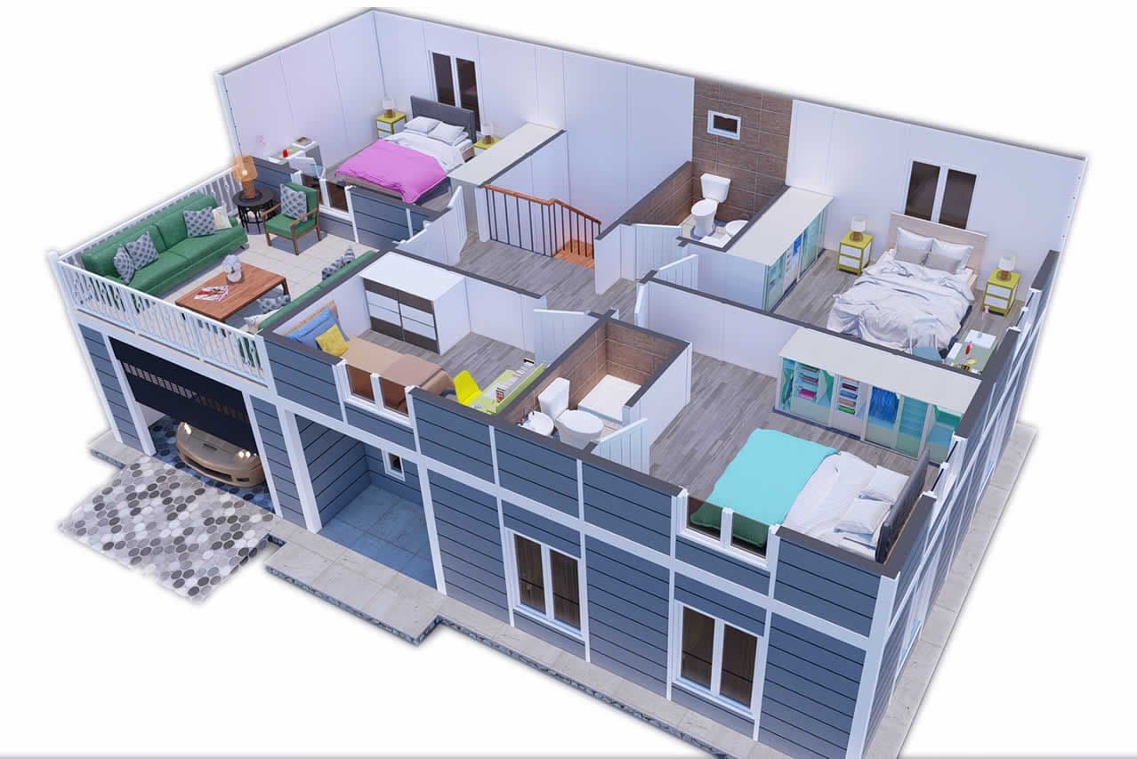 202 m² Prefabrik Villa 4+1